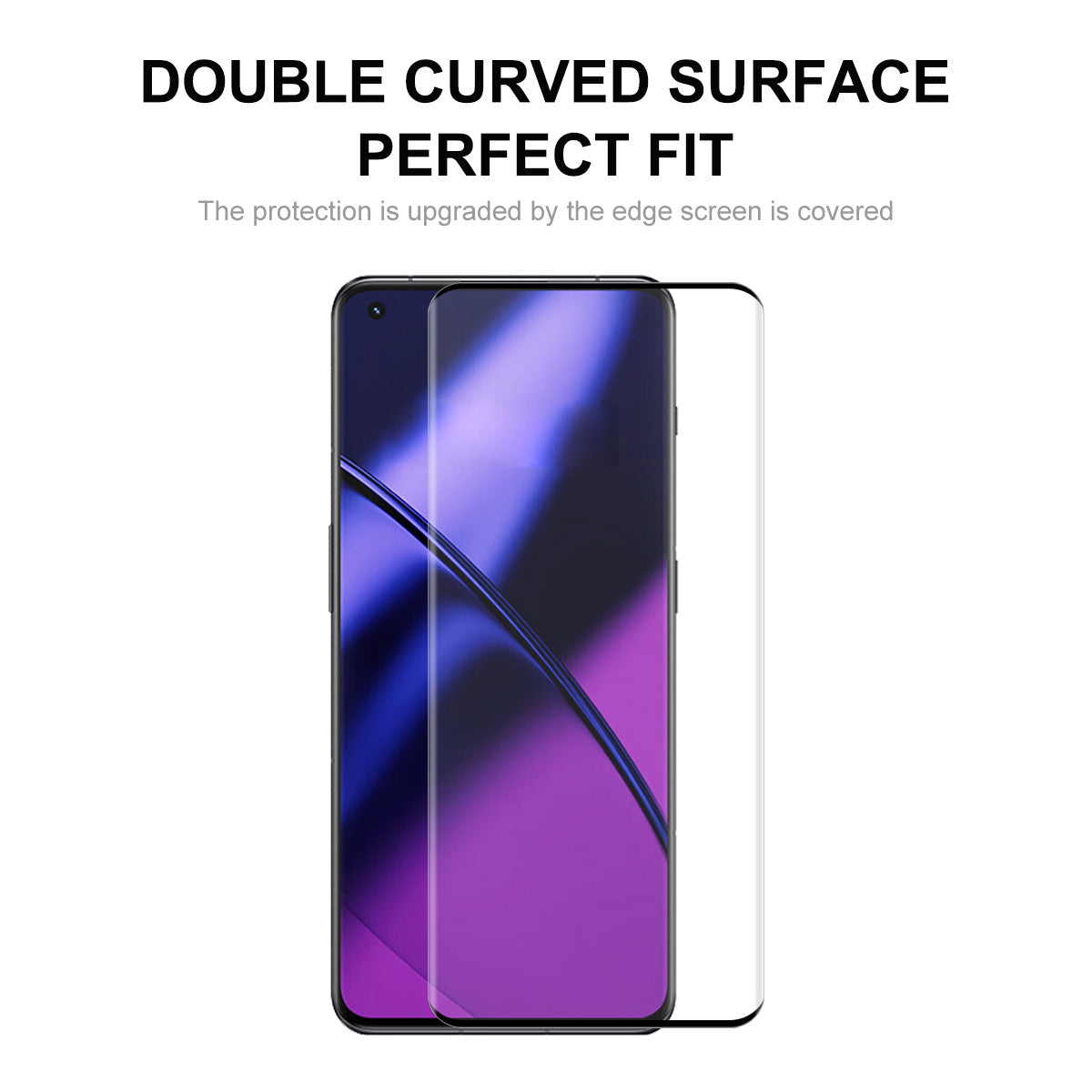 ENKAY HAT PRINCE For OnePlus 11 5G Anti-explosion Tempered Glass Film 3D Curved Side Glue HD Clear Anti-fingerprint Full Screen Protector ENKAY HAT PRINCE For OnePlus 11 5G Anti-explosion Tempered Glass Film 3D Curved Side Glue HD Clear Anti-fingerprint Full Screen Protector